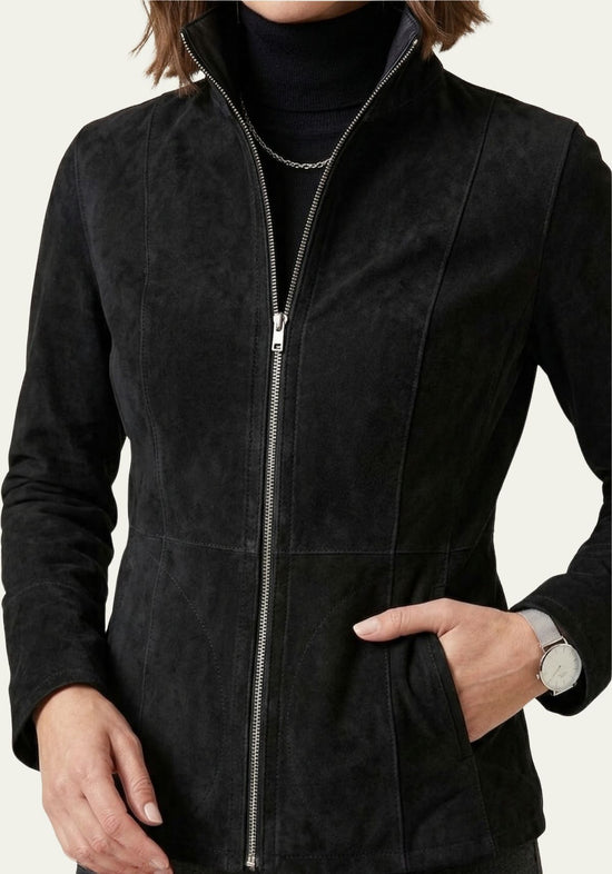 Reversible Jacke aus Leder