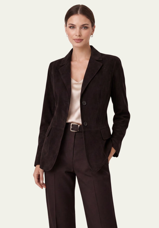 Jacket aus Veloursleder