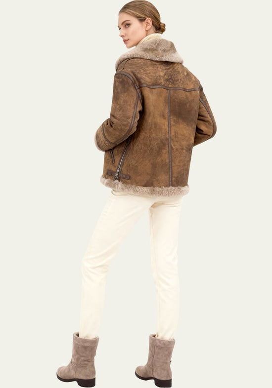 Shearling Bomberjacke – sportlich, warm, authentisch