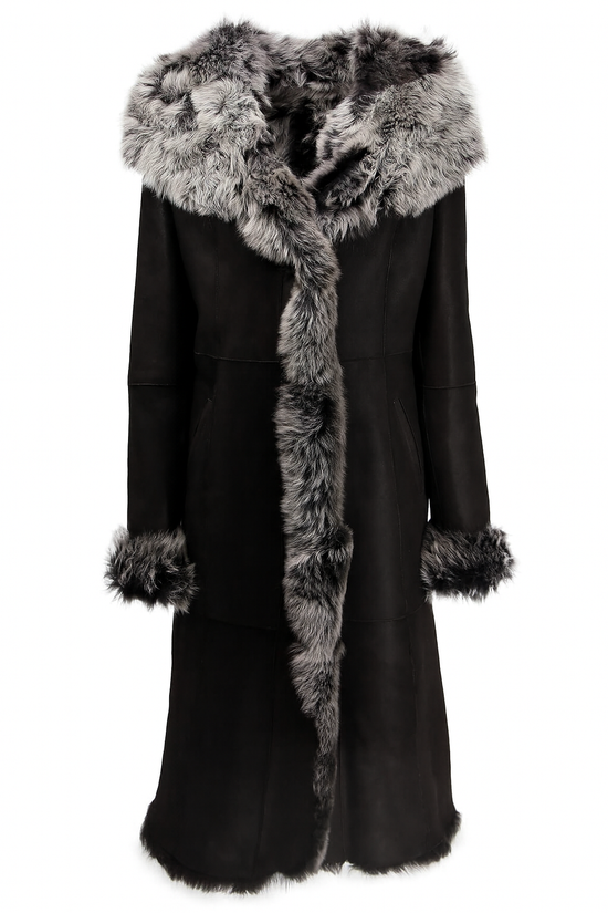 Toscana Charlene – Black Statement Coat