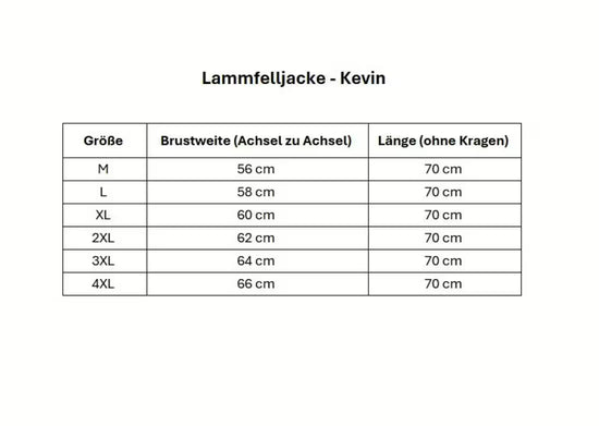 Luxus-Lammfelljacke Kevin | Schwarz & Merino-Lammfell