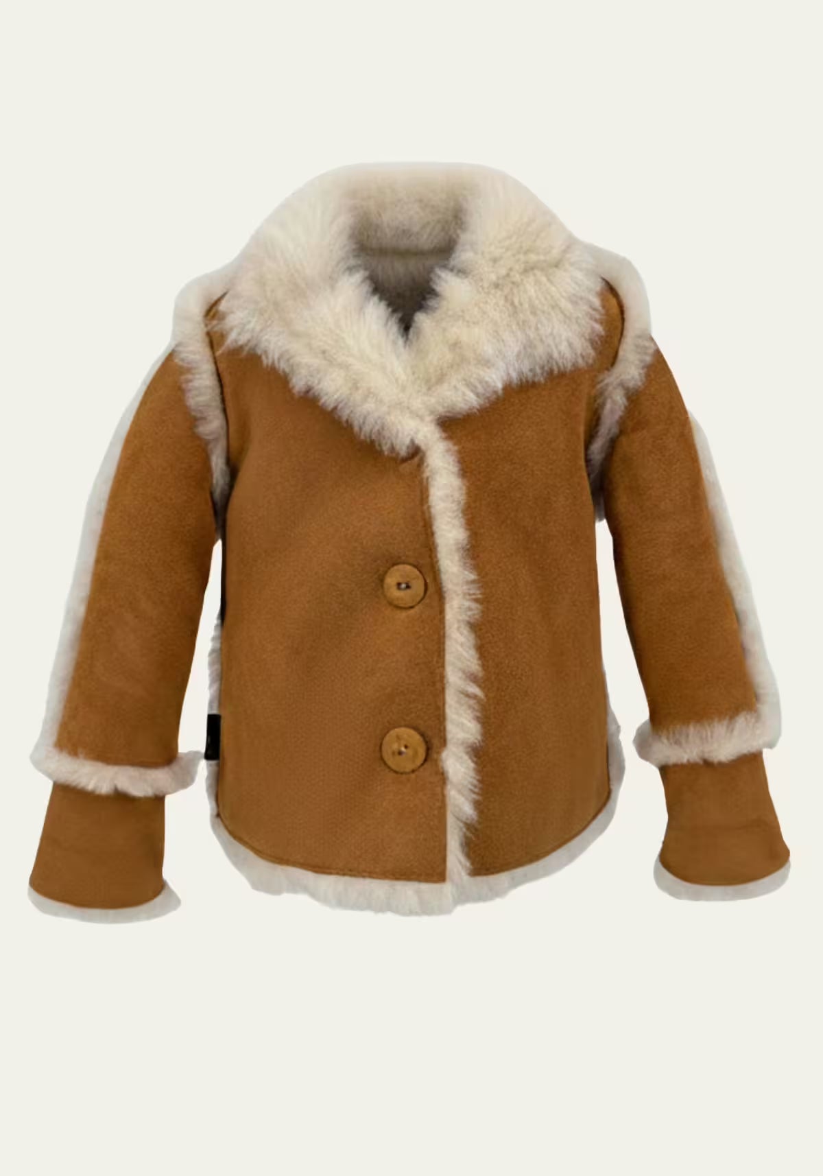 Lammfelljacke Braun  Handgefertigte Wärme mit Stil