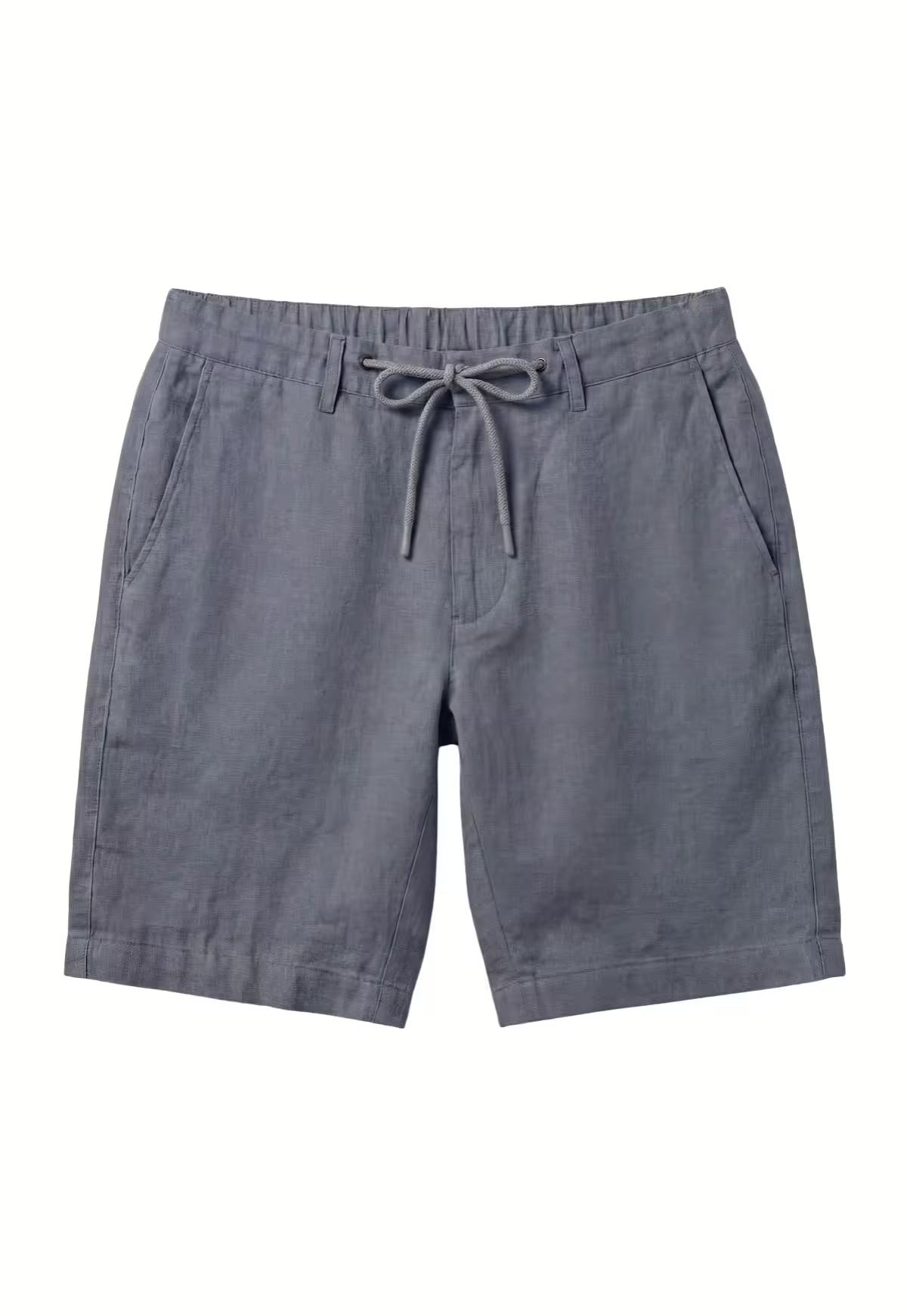 Leinen-Shorts in tiefem Blau aus reinem Leinen – natürliche Klarheit