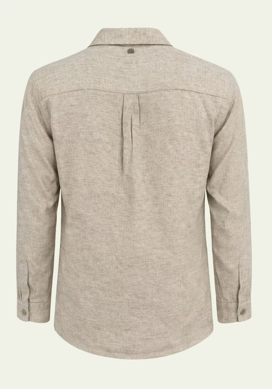 Herren Leinenmix-Jacke Offwhite – Edel & Luftig