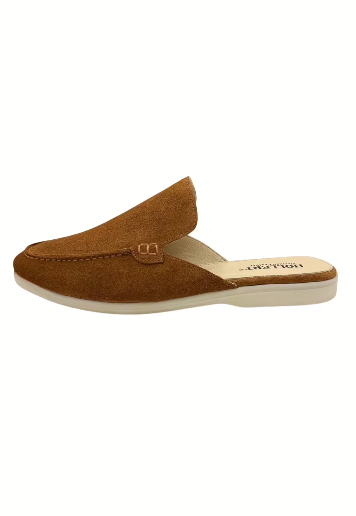 Herren Slipper Echtleder Whisky HOL51