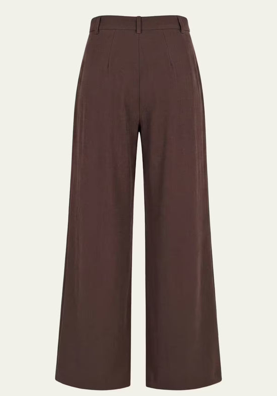 Koszula damska i spodnie damskie Pure Elegance – Coffee Brown