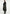 Exklusiver Shearling Wendemantel Schwarz – Abnehmbarer Curly-Fellkragen