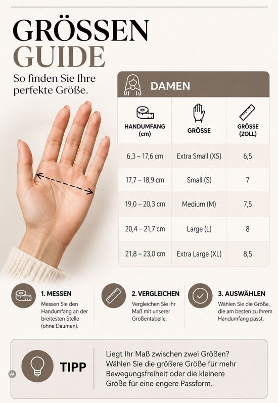 Damen-Lederhandschuhe mit Flechtstruktur und 100 % Kaschmirfutter Anthrazit M03