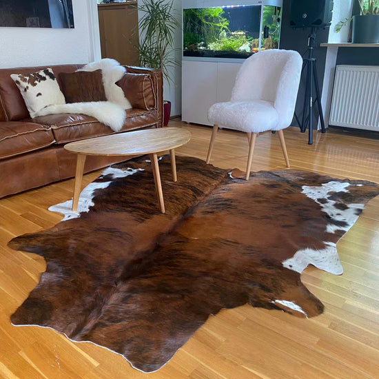 Kuhfell Tricolor – Echtfell aus Südamerika
