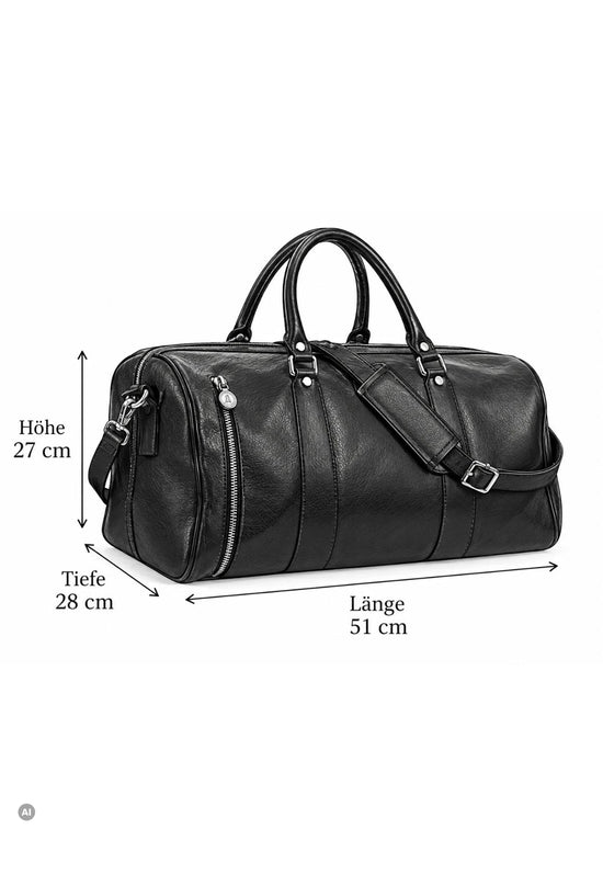 Herren Handtasche Schwarz