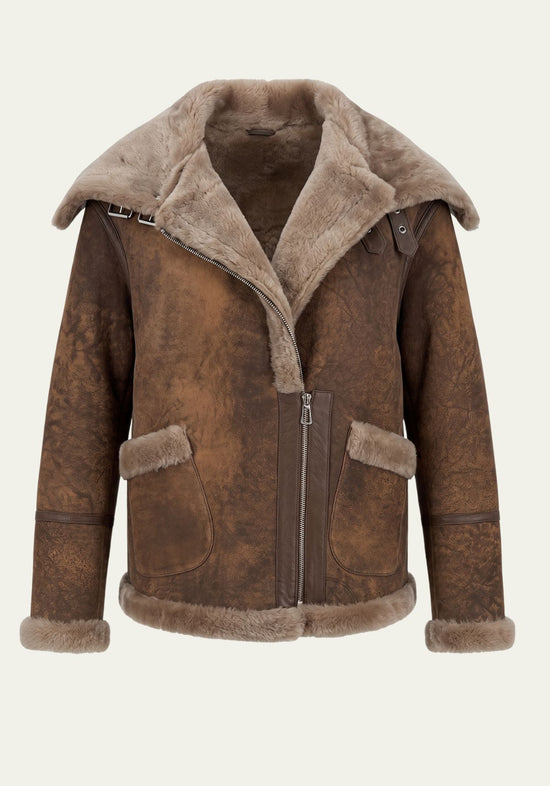 Shearling Bomberjacke – sportlich, warm, authentisch