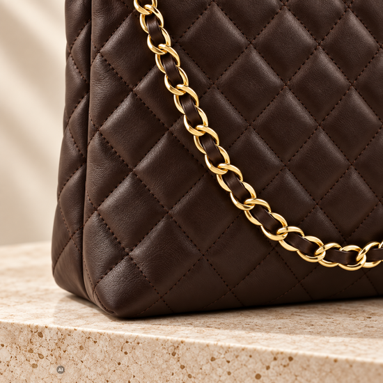 Aurelia – Steppledertasche Braun – Hergestellt in Italien