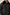 Detailansicht der schwarzen Herren-Lammfelljacke mit Reißverschluss, Kragen und Schnallen