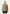 Damen-Curly-Lammfelljacke in Cappuccino am Modell, frontal getragen mit offenem Revers.