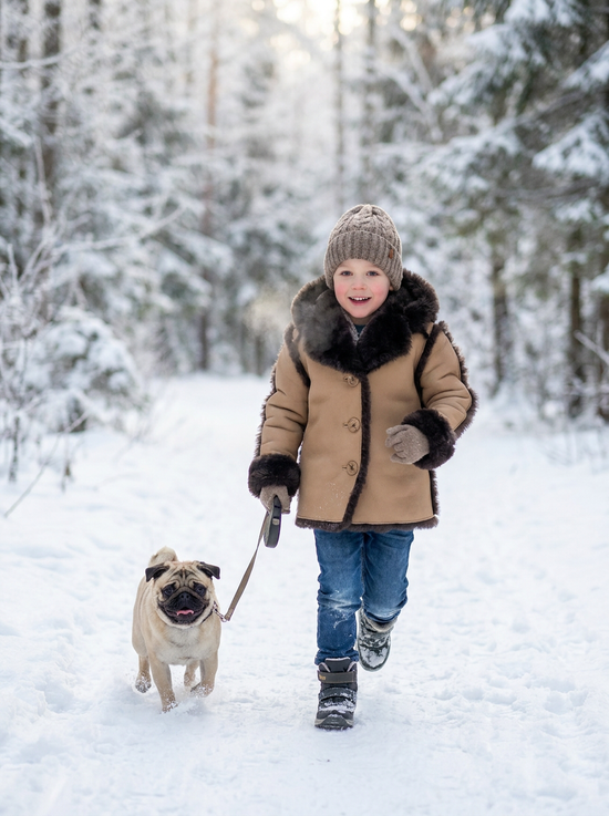 Lammfelljacke Schneeföckchen – Natürliche Wärme