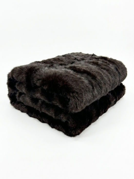 Lammfelldecke Toscana  Modell 2527 – Schokolade 200 x 185 cm
