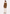 Lammfelljacke Chestnut von hinten getragen, Rückenpartie und Kapuze mit Lammfellbesatz sichtbar