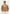Beige Herren-Lammfelljacke aus gelocktem Lammfell als Trageansicht mit Stehkragen und Taschen