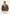 Herren-Lammfelljacke aus Merino-Lammfell in Walnuss und Cappuccino am Modell von vorn.