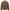 Rückenansicht der Herren-Lammfelljacke aus Merino-Lammfell in Walnuss und Cappuccino freigestellt.