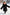 Schwarze Lammfelljacke für Kinder mit Kapuze und Fellbesatz, getragen beim Laufen im Schnee.