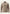 Beige Herren-Lederjacke aus Veloursleder in Frontansicht mit zwei Brusttaschen