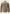 Rückseite der beige Herren-Lederjacke aus Veloursleder mit zentraler Naht