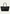LOLA – Tasche aus italienischem italienischem Leder mit Python-Prägung – Schwarz