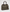 NORA – Tasche aus italienischem Dollaro‑Leder – Taupe & Dunkelbraun