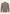 Frei gestellter Herren Merino Pullover in Fango von hinten mit glatter Rückseite und Raglanärmeln.