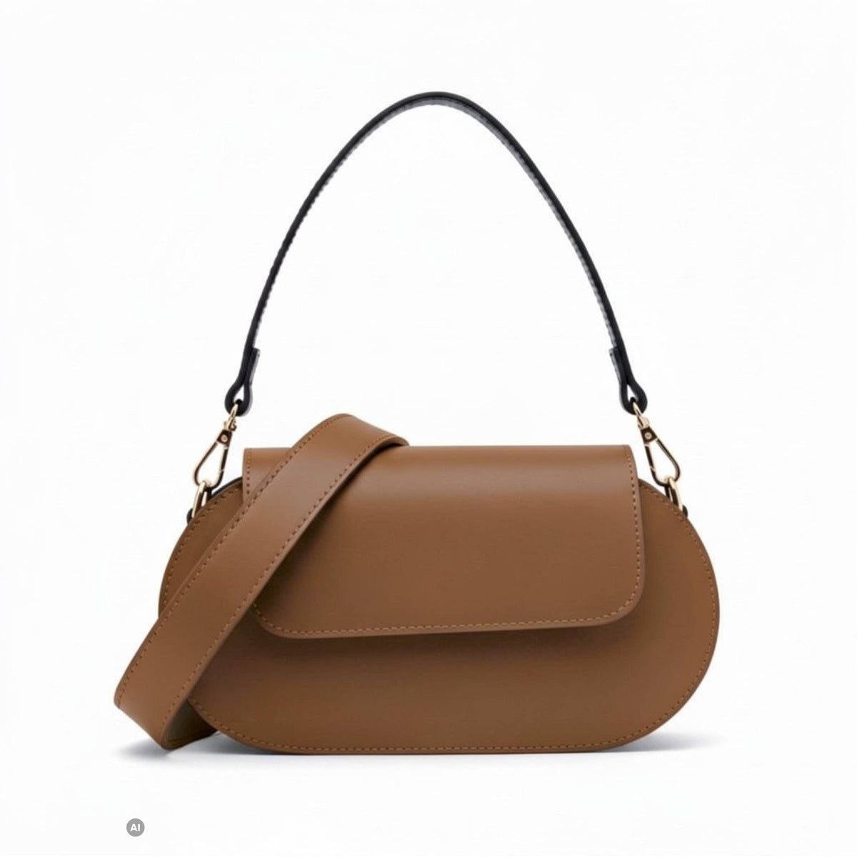 RUBIS | Italienische Ledertasche – Camel