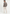 Herren-Strickjacke aus Merinowolle in Beige, hinten am Modell getragen